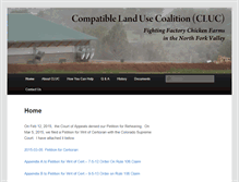 Tablet Screenshot of clucnorthfork.org